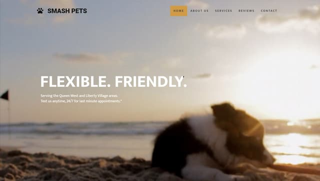 Smash Pets Website Screenshot